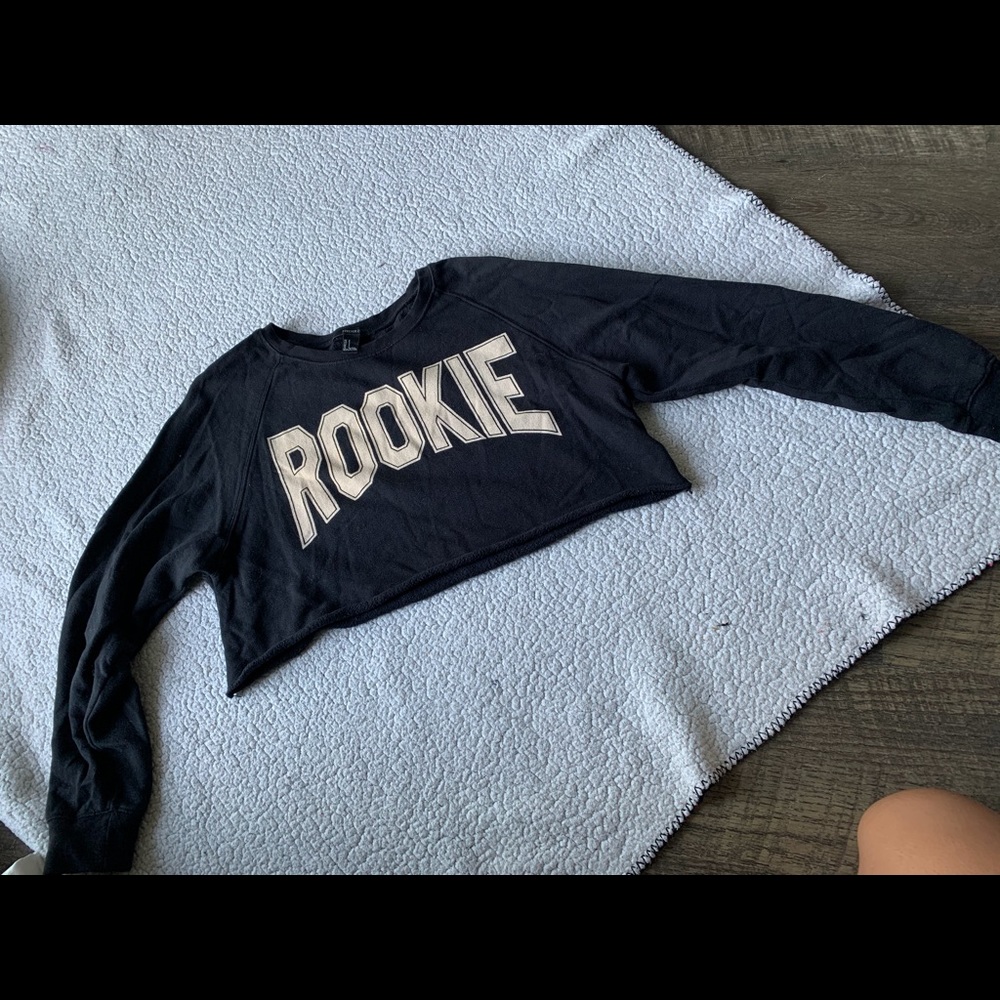 Cropped sweatshirt
